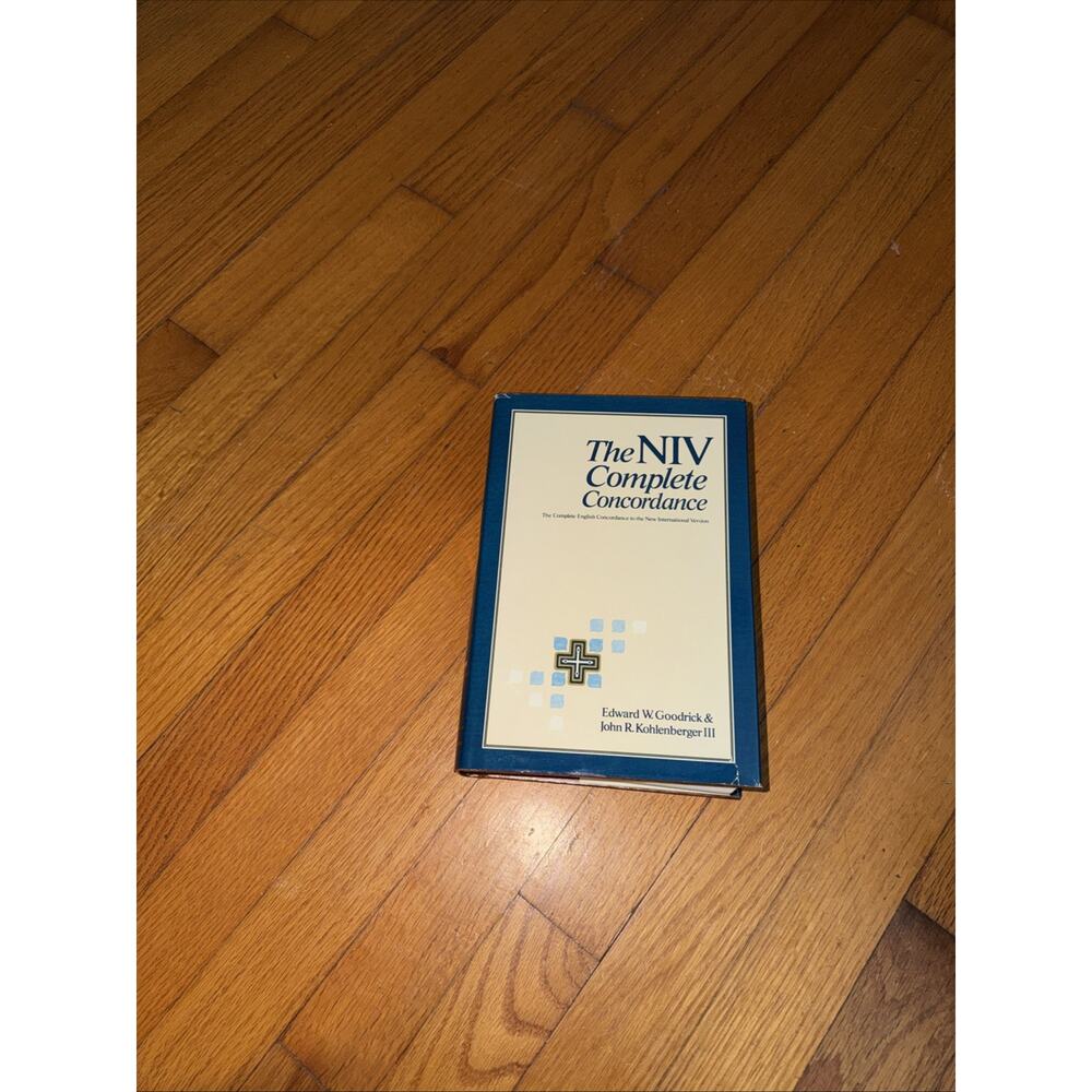 The NIV Complete Concordance Goodrick Kohlenberger Hardback Dust Jacket Cover